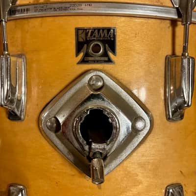 Tama 24x14 Superstar Super Maple Bass Drum (Original Hoops, Legs, Mount) image 9