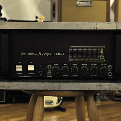 Mesa Boogie D-180 2-Channel 200-Watt Rackmount Bass Amp Head