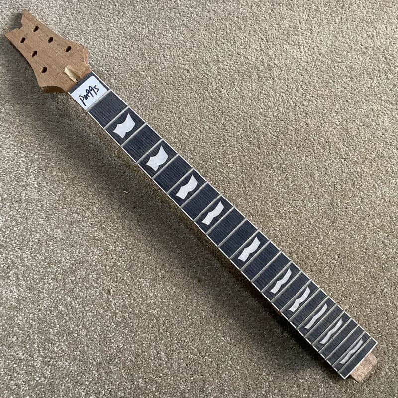 Unfinished Mahogany Wood Guitar Neck, Rosewood 24 Frets Fingerboard image 1