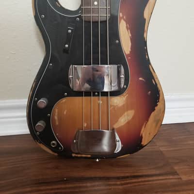 2007 Left hand Fender American Standard Precision bass image 2