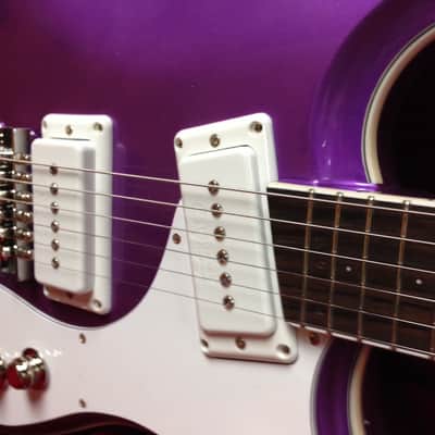 2014 Hallmark 60 Custom Plum Krazy an accurate Mosrite Ventures Reproduction image 4