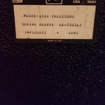 Peavey D-118 Bass Enclosure with Black Widow Speaker image 3