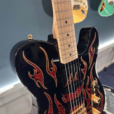 Fender James Burton Artist Series Signature Telecaster 2007 - Present - Red Paisley Flames image 6