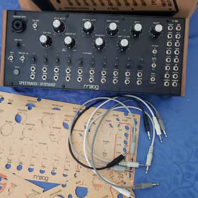 Moog Spectravox Semi-Modular Analog Spectral Processor 2024 - Present - Black with Wood Sides image 1