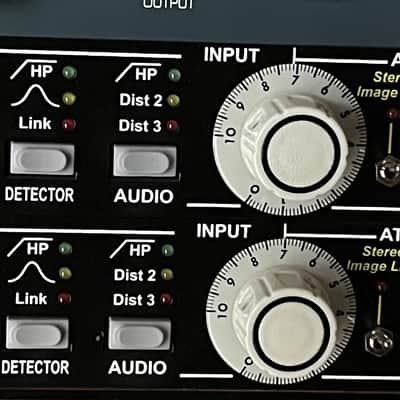 Empirical Labs EL8X-S Distressor Stereo Pair with British Mode and Image Link 2024 - Black image 2