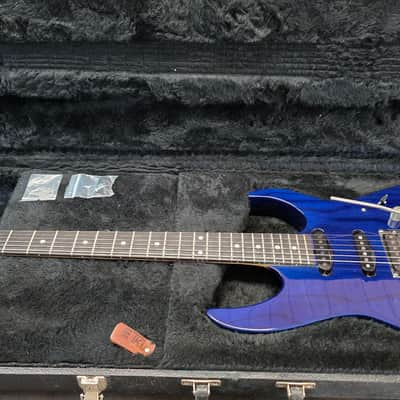 ESP M-III CUSTOM SHOP Cyber Joint Prototype Ash & Mahogany HSS Super Strat FR Floyd Rose Mirage II Guitar image 2