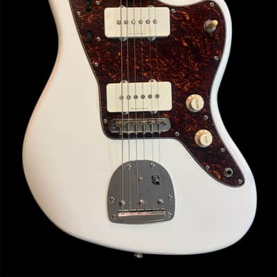Fender Squier Jazzmaster - White Electric Guitar 2005 MII w/ Hard Case image 3