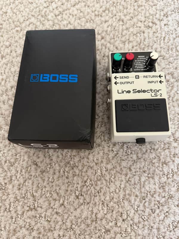Boss LS-2 Line Selector (Silver Label) 1991 - Present - White image 1