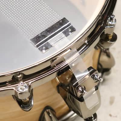 Orange County Drum & Percussion Maple Ash Snare Drum 7 x 13" Natural Gloss image 14