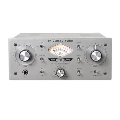 Universal Audio 710 Twin-Finity Single Channel Tone-Blending Mic Preamplifier and DI Box, 20Hz-100kHz Frequency Response, 600 Ohms Output Impedance image 3