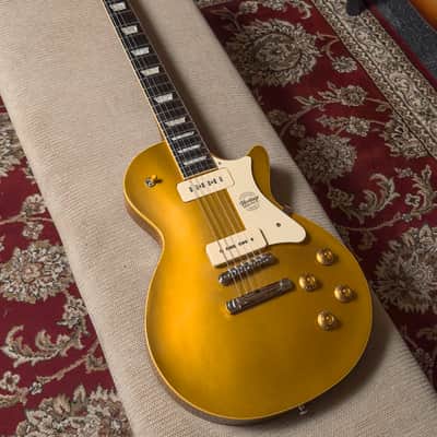 Heritage Custom Shop Factory Special H-150 P90 Guitar with Staple P90 Neck, Gold Top image 2