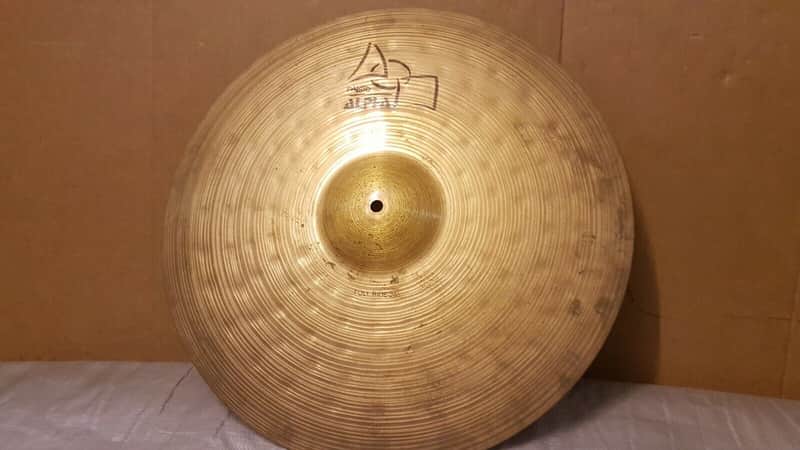 90's PAISTE 20" FULL RIDE CYMBAL ALPHA made in  GERMANY image 1
