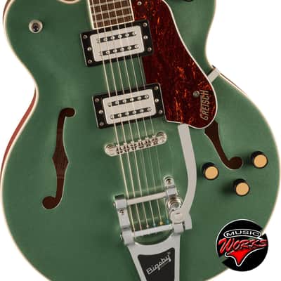 Immagine GRETSCH - G2622t Streamliner Center Block Double-cut With Bigsby  Laurel Fingerboard  Broadtron Bt-3s Pickups  Steel Olive - 2807250530 - 3