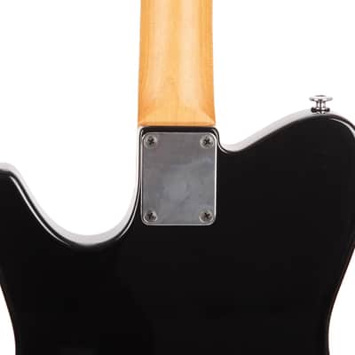 2021 Ibanez FLATV1-BK Josh Smith Signature Electric Guitar w/ Case, Black, F212XXXX image 13