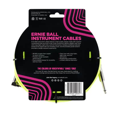 Ernie Ball EB6080 Instrument Cable - Instrument Cable image 2