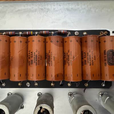 Fender Super Amp 1961 - pinkish brown image 11