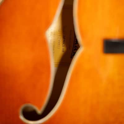 Eastman AR580CE-HB Archtop Electric Guitar - Honey Burst with Hardshell Case image 15
