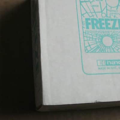lightly handled Electro Harmonix EMPTY CARDBOARD BOX, print-out copy Owner's Manual, & bubble wrap ONLY for FREEZE Sound Retainer (NO pedal, NO power supply, NO warranty / registration paperwork) 2010s (specifically from 2014) image 7