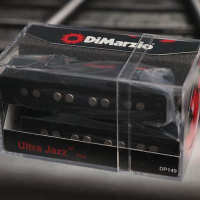 DiMarzio DP149BK Ultra Jazz Pickup Set - - Black image 1