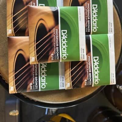 D'Addario EJ18 Phos. Bronze .014-.059 (5 Packs) image 1