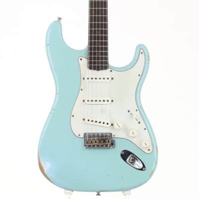 Fender Custom Shop Time Machine Series 1960 Stratocaster Relic Aged Daphne Blue [CZ530518] (06/17) image 1