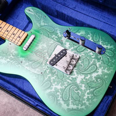FENDER USA Custom Shop 68 Reissue Telecaster NOS "Green Paisley + Maple" (2025) image 2