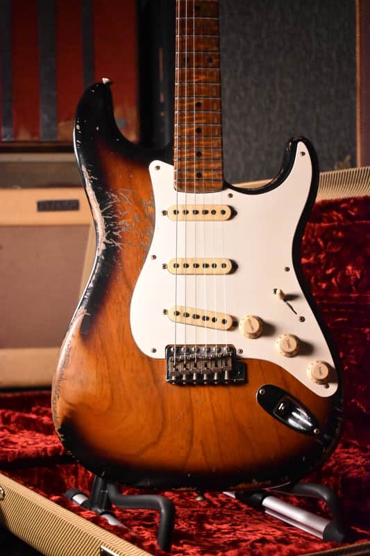 Fender Custom Shop Masterbuilt 55 heavy relic Jason Smith 2023 - Tobacco sunburst image 1