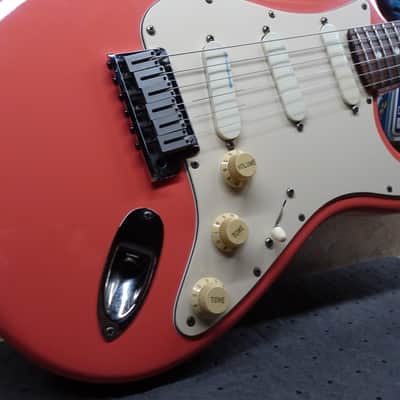 Fender Strat Plus Deluxe-1989 - Dusty Rose- RARE RARE Finish--with Rosewood- Wilkinson Nut- TBX- Lace Sensors- image 21