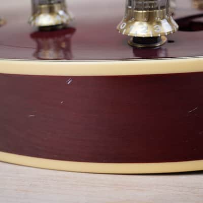 Yamaha SA-2100 Semi-Hollow Body MIJ 1984 Burgundy Vintage Made in Japan w/ Bag image 7