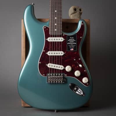 Fender American Professional Classic Stratocaster Faded Sherwood Green Metallic (new) image 2