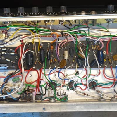 Fender Twin Reverb 1976 - Silver Face - Export Prod. 117-220 Volts Master Volum image 5