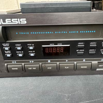 Alesis ADAT 16-Bit 8-Track Digital Audio Recorder + LRC Remote + Manual 1991 - 1995 - Black image 4