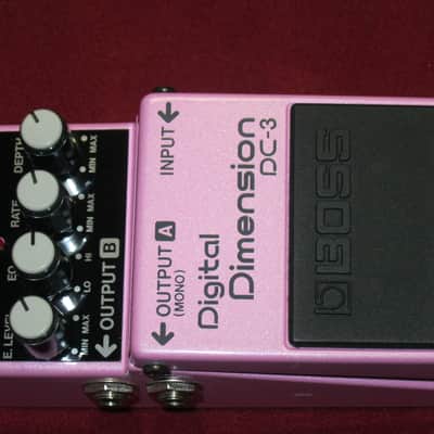 used Boss DC-3 Digital Dimension (digital chorus) 1988 very early model +box/battery/strings (NO pw) image 11