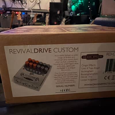 Origin Effects RevivalDRIVE custom Ghosting Overdrive 2010s - Silver/Orange image 5