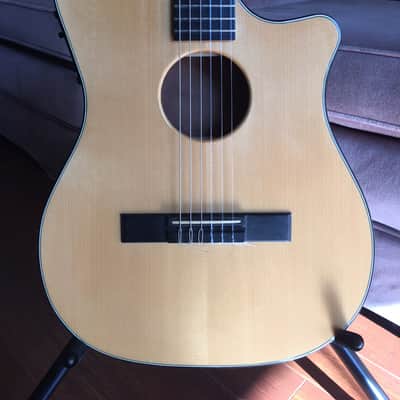 Carvin CL450 Nylon String Classical Crossover Acoustic-Electric, Solid Spruce, Rare image 2