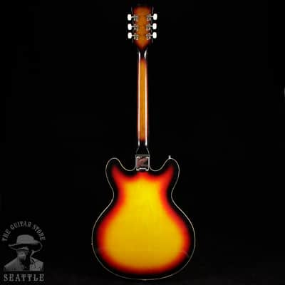 Trump Semi-Hollow Electric Guitar Sunburst image 3