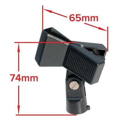 Spring Loaded Clothespin Style Universal Microphone Holder (Mh1) image 2