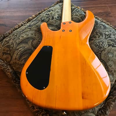 Dean Jeff Berlin Signature European Custom Natural Amber and Ebony Bartolini image 11
