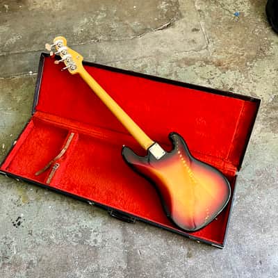 LEFTY! -Greco Brazen Picker P bass 1980 - Sunburst original vintage MIJ Matsumoku left handed precision LH image 9