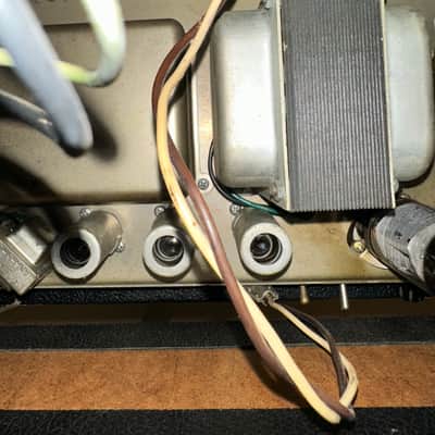 1965 Fender Twin Reverb – AB763 Blackface – Original Schumacher Iron, Jensen C12Ns, Blue Molded Caps image 4