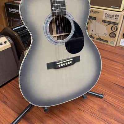 Martin OMJM John Mayer Signature 20th Anniversary Acoustic Guitar - Platinum Gray Burst w/Hard Case- New! image 4