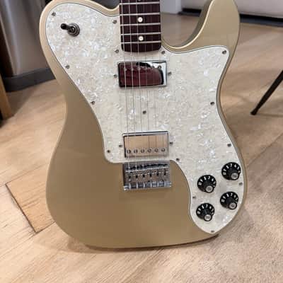 Fender “Chris Schiflet foo fighters” Telecaster deluxe 2016-2022 - Shoreline gold image 1