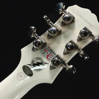 MINT Epiphone Tommy Thayer Signature ''White Lightning'' Les Paul Standard USED 394 image 6
