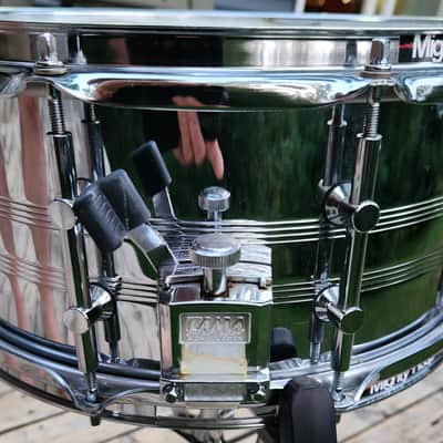 STUDIO SALE! Vintage Tama Granstar Powerline PL106 Custom COS 14"x6.5" Snare 1980 Japan image 5