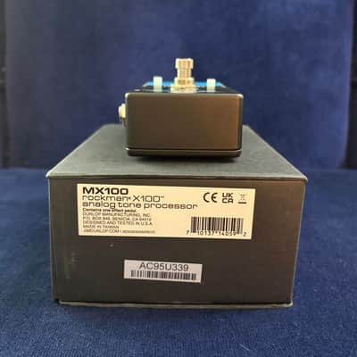 MXR MX100 Rockman X100 Analog Tone Processor 2025 - Present - Black / Blue image 4