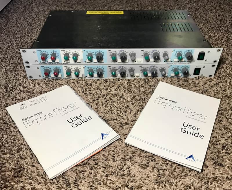 AMEK 9098 Preamp / Equalizer By Rupert Neve - Pair in Mint Condition - Close SN image 1