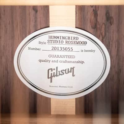 Gibson Hummingbird Studio Rosewood Acoustic/Electric Guitar with Hardshell Case image 19