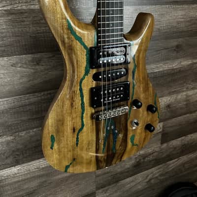 Dorweiler Custom Black Limba and Malachite HSH image 4