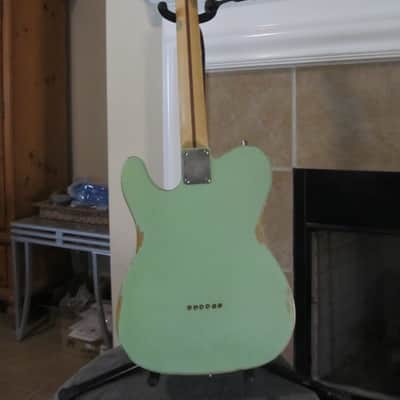 Modified Custom Telecaster 2016 - Seafoam Green image 3