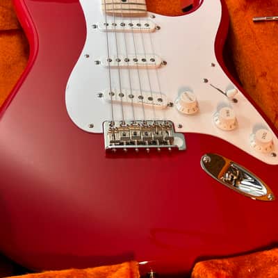 Fender Eric Clapton Artist Series Stratocaster with Vintage Noiseless Pickups 2001 - Present Torino Red image 2